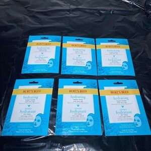Burt's Bees Hydrating Sheet Mask - Vibrant Blue